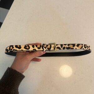 Women’s S Cheetah Print Belt